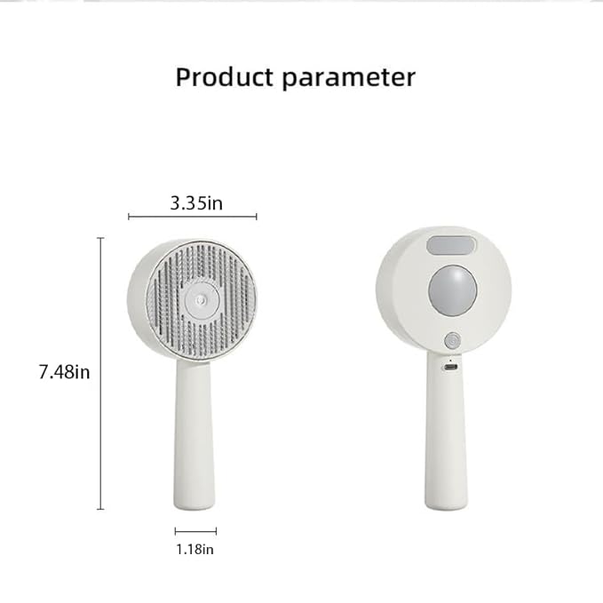 Cat Steam Brush, 3 In 1 Cat Brush,Quickly Clean Your Pet's Fur,Anti-Static Pet Spray Hair Removal Comb,Suitable for pets such as cats, dogs, rabbits, etc.