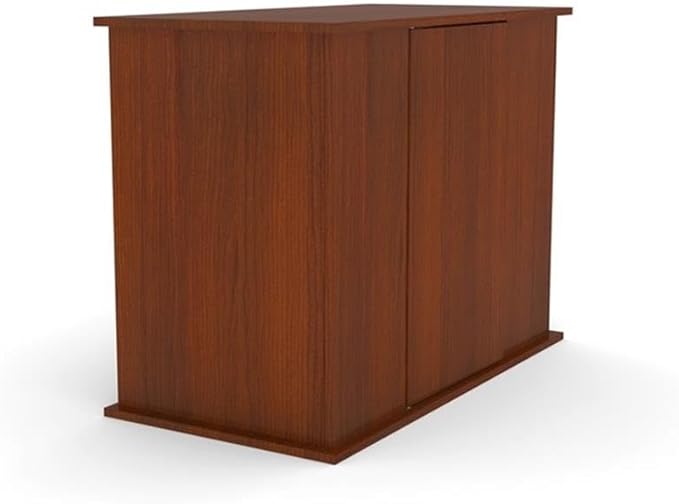 Pemberly Row Engineered Wood 50/65 Gallon Serene Cherry Upright Aquarium Stand