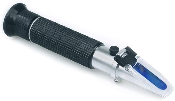 Salinity Refractometer for Seawater and Marine Fishkeeping Aquarium 0-100 PPT with Automatic Temperature Compensation