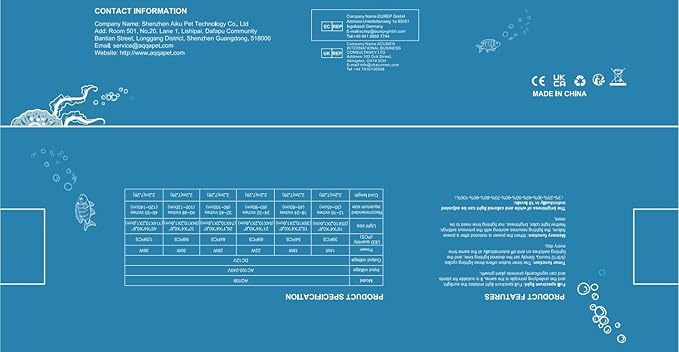 AQQA Full Spectrum Aquarium Light,Fish Tank Lights for Plant Growth Fish Viewing,3 Mode White Blue Red Green LED Beads,Timer,Adjustable Brightness,Extendable Brackets for Freshwater 26W for 32-40inch