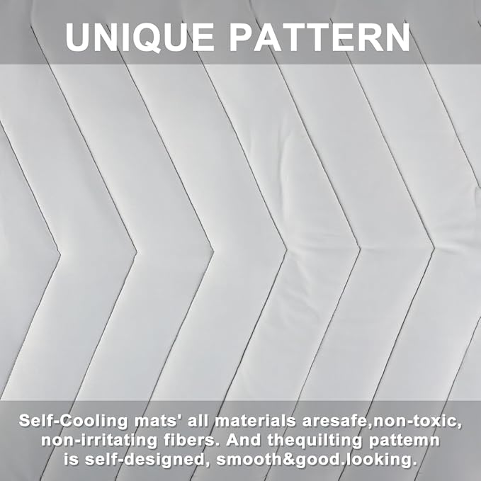 Dog Cooling Mat for Large Dogs 40 x 28''Self Coolings Foldable Cooling Pad,Q-MAX>0.5 Washable Ice Cool Fabric-Cool on Contact,Easy Washable Pet Pad for Kennel Sofa Floor Car Seats in Summer