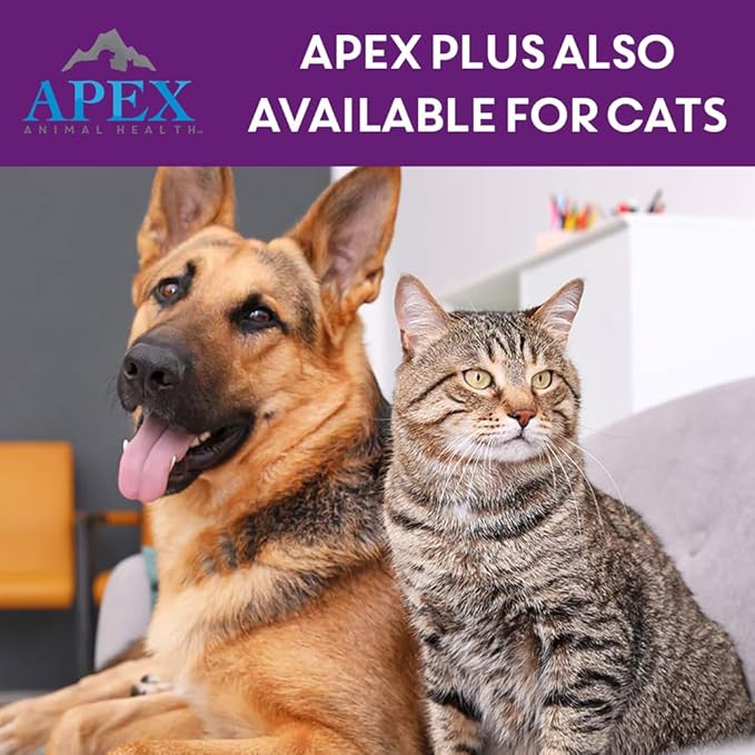 Apex Plus Flea and Tick Prevention for Dogs | Large (45-88 lbs) | 3-Month Supply | Dog Flea and Tick Treatment | 24-Hour Activation, Waterproof, 30-Day Protection