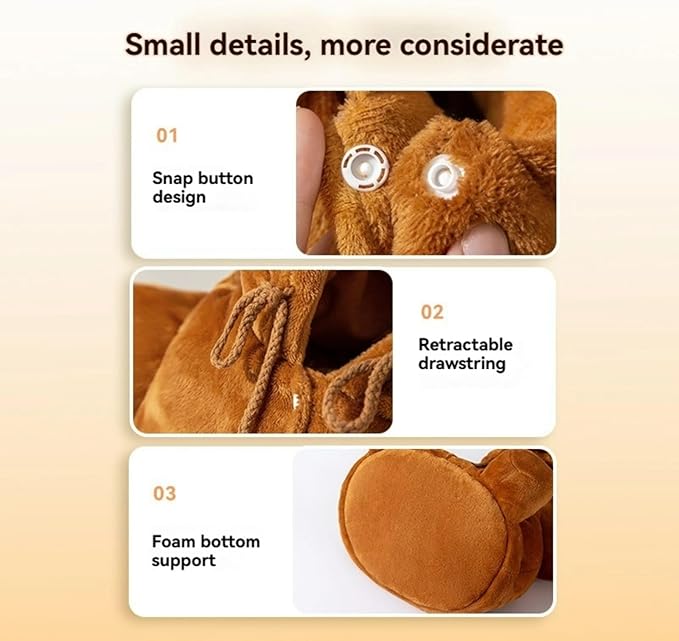 Cat Puppy Costume Winter Warm Outing Backpack Cute Bear Bee Design Anti-Escape Bag for Kitten Cat Small Dog (bee,Large)