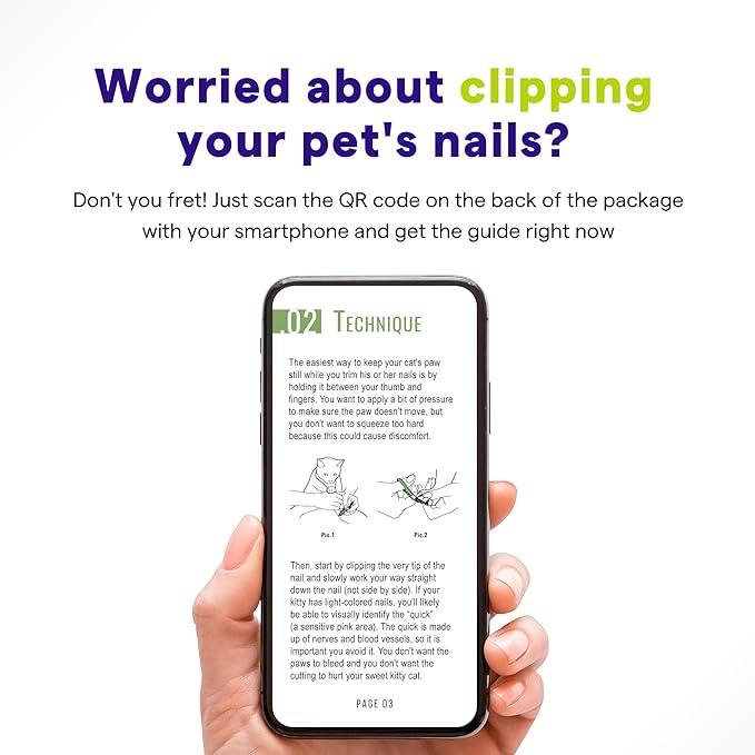Dog Nail Clippers with Safety Guard - Pet Nail Clippers for Medium and Small Breed - Protective Nail Cutter, Safe Claw Trimmer, Ergonomic Toenail Scissors - Ebook Guide