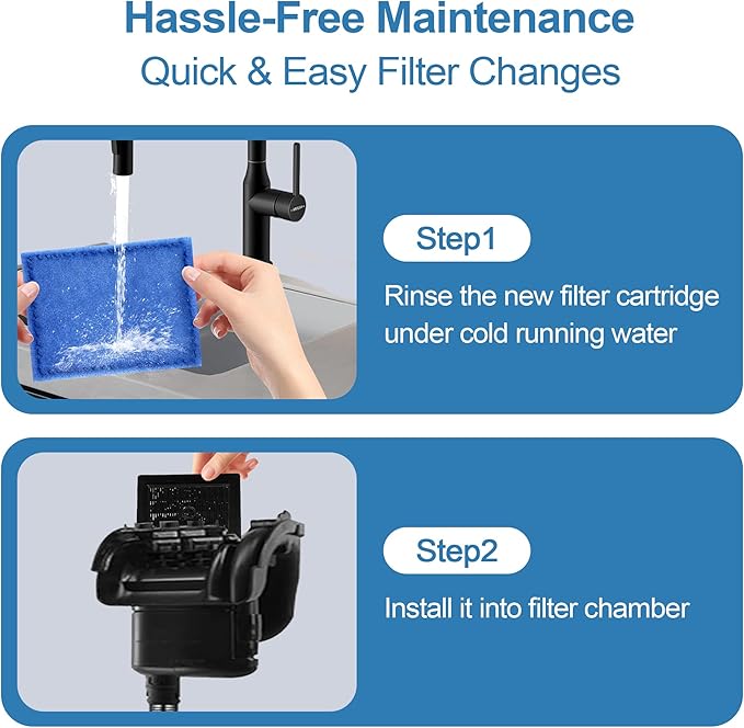 Nebulist 6 Pack Rite-Size B Filter Cartridges Compatible with MarineLand Penguin PRO Power Filters 100/125/175 & Original Penguin Power Filter 150 and Aqua-Tech 10-20 Gallon Fish Tank Filters