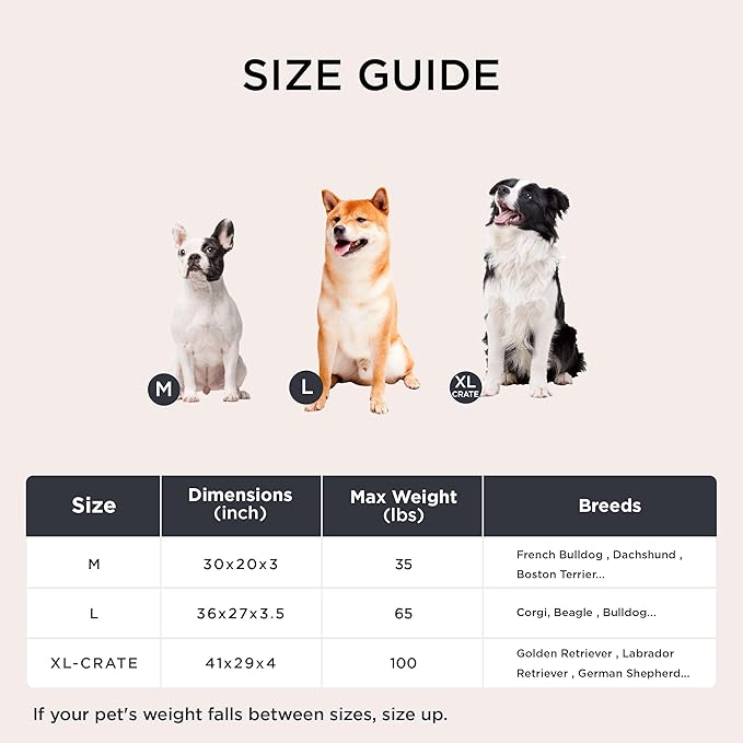 Bedsure Orthopedic Dog Bed for Extra Large Dogs and Crate - Thick Memory Foam Pet Mattress with Removable Washable Cover and Egg Crate Foam, Suitable for Pet Up to 100 lbs, XL 41x29x4 Inches, Black