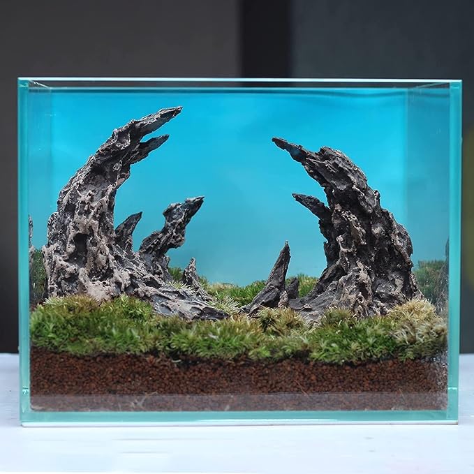 Novelsite Fish Tank Accessories, Aquarium Decorations, Scenery, Rock Ornaments - Create Aquatic Beauty with Premium Aquarium Decorations, 14.4 x 7.1 x 3.34 inches