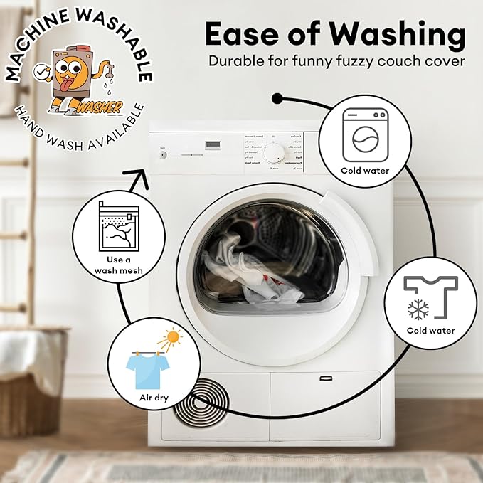 FUNNY FUZZY Pet Couch Cover for Sofa, Calming Dog Bed for Couch, Fluffy Plush Dog Couch Mat for Furniture Protector for Medium Dogs and Cats, 33×28 in, Mist Grey