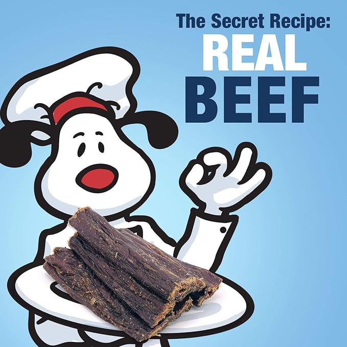 ValueBull Beef Jerky Gullet Sticks, Premium Dog Chews, 6 Inch, 200 Count Bulk Pack - Natural Collagen, Glucosamine & Chondroitin for Joint Health, Single-Ingredient Beef Esophagus