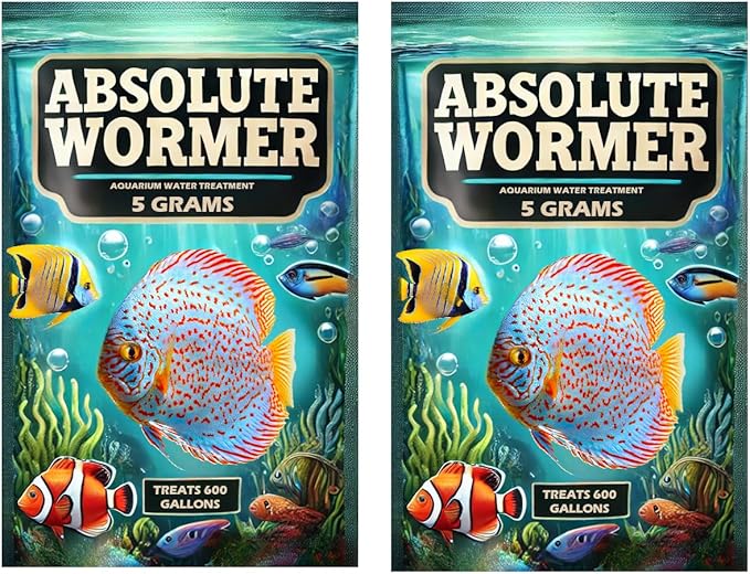 Wormer Plus - Anti-Parasitic Fish Medication - Flubendazole for Fish with parasites and Flukes (10 Grams)