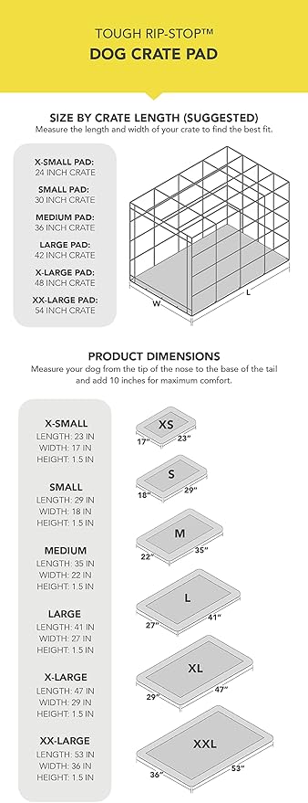 K9 Ballistics Tough Ripstop Dog Crate Pad - Durable & Machine Washable with Non-Skid Bottom and 120-Day Warranty, Fits 30" Wire Crates - Small, Blue Quartz