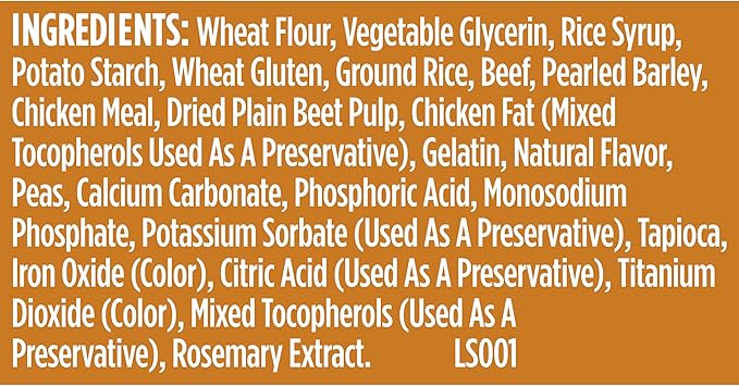 Nutrish Soup Bones Premium Dog Chews with Real Beef and Barley, 11 Chews, Packaging May Vary (Rachael Ray)