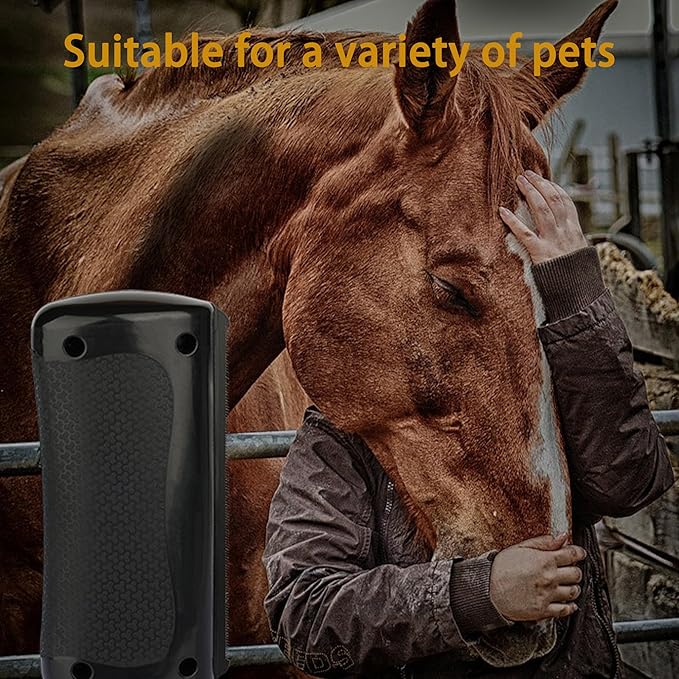 Deshedding Dog Brush and Grooming Tool, Pet Hair Remover tool for Shedding, Grooming Brush for Dogs, Cats, Rabbits, and Horses with Long or Short Hair