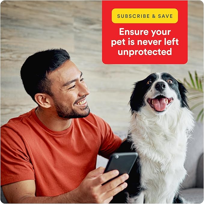 Ultra Flea And Tick Prevention For Dogs - Dog and Puppy Treatment and Control - Mosquito Repellent - Small, Fast Acting Waterproof Topical Drops, 4 Month Supply