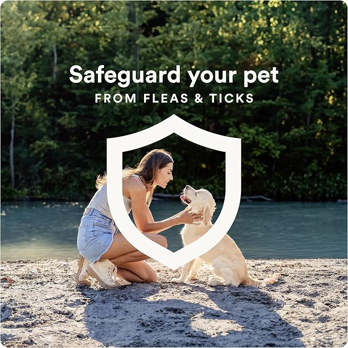 Ultra Flea and Tick Prevention for Dogs - Dog and Puppy Treatment and Control - Mosquito Repellent - Large, Fast Acting Waterproof Topical Drops, 2 Month Supply