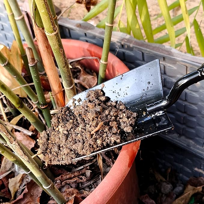 Gardening Tools โ 3-in-1 Premium Garden Tool Set,Heavy Duty Pruning Shear, Trowel and Transplanter,Rust-Proof Hand Tool Set, Ideal Gardening Gifts for All (Black)