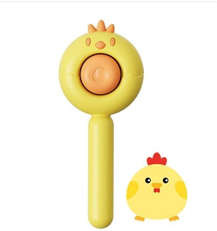 Cat Brush for Short or Long Haired Cats Dogs Rabbits, Cute Dog Brush with Release Button for Massage and Removes Loose Fur