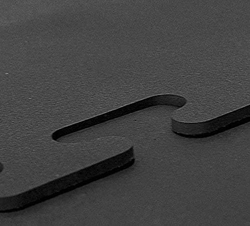 American Floor Mats - Heavy Duty Stall Tiles - Stable/Horse Tiles - Thick, Durable Rubber Flooring Solid Black 12' x 16' Set 3/8" Thick (48 Tiles Total)