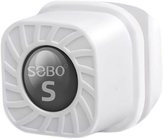 Mini Magnetic Aquarium Brush with Scraper Blade - Fish Tank Dirt Remover for Small Glass/Acrylic Tanks, Safe for Betta & Shrimp (5-20 Gallon) (Small)