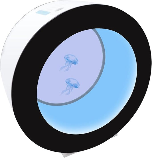 4.8Gal Jellyfish Aquarium Fish Aquarium with Water Circulation and Intelligent Filtration System, 16 Colors and 4 Light-Changing Effects Fish Tank Without Aquarium Water Chiller