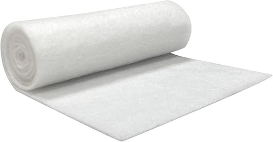 Aquarium Filter Floss for Fish Tank Filters -Micro Fine Multi-Layer Aquarium Filter Pad-Filter Media Roll for Crystal Clear Water Cut to Size 12"x72"x0.13"