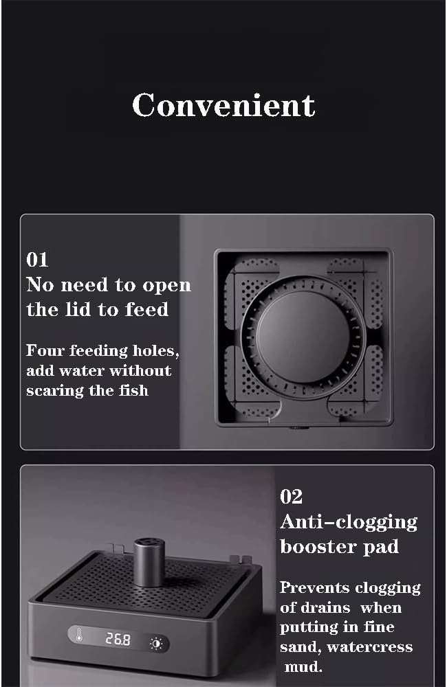 Smart Small Fish Tank Mini Aquarium with RGB Colors Light for Betta Fish Starter Kit, Adjustable Temperature and Brightness, Desktop Fish Tank for Room Decor, Smart Control with Apps