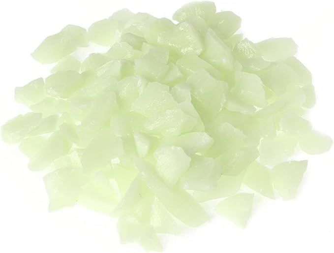 Shiny Stone Glow in The Dark Gravel, Fish Tank Aquarium Gravel Sand, Decorative Gravel Rocks,Aquarium Gravel Stones for Home and Fairy Garden Decoration,305g/0.67lbs (Yellow Green, 8-15mm)