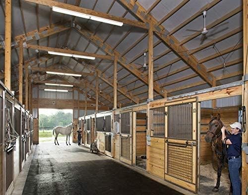 American Floor Mats - Heavy Duty Stall Tiles - Stable/Horse Tiles - Thick, Durable Rubber Flooring Solid Black 1 Border Tile 3/8" Thick