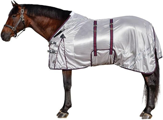 Dura-Tech RipGuard Adjusta-Fit Horse Fly Sheets | Self-Repairing Durability | Enhanced UV & Insect Protection | Ideal for All Horse Breeds