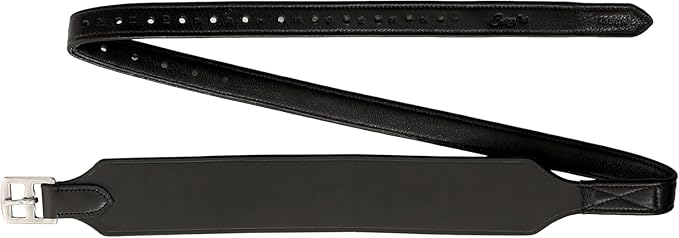 Exion Wide Stability Stirrup Leathers for English Saddles | Premium Cowhide Leather | Enhanced Leg Stability & Comfort | Sizes: 48" to 62"