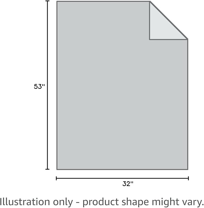 gogobunny 100% Double-Sided Waterproof Dog Bed Cover Pet Blanket Sofa Couch Furniture Protector for Puppy Large Dog Cat, Reversible (32x53 Inch (Pack of 1), Dark Grey/Light Grey)