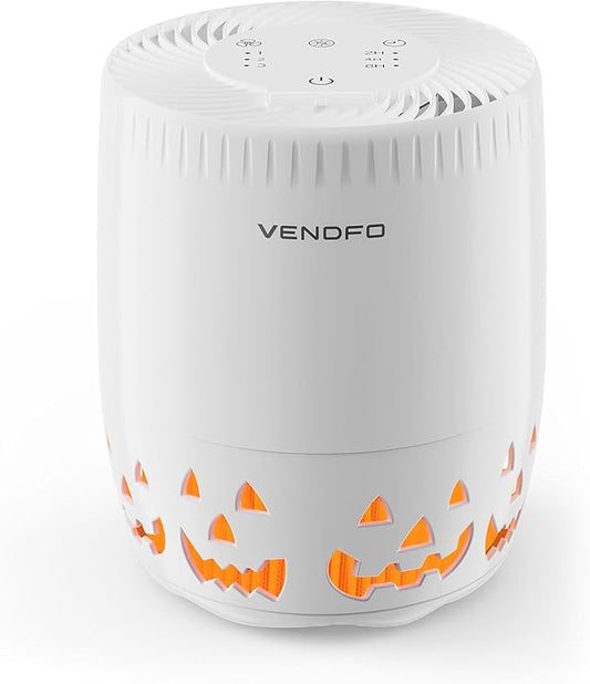 Air Purifiers for Home Bedroom up to 1076ft², True HEPA Air Filters Dust Pets Smoke Hair, 3 Fan Speeds Quiet, Timer Settings, Rechargeable Air Cleaner Office, Bedroom, Pets, Car