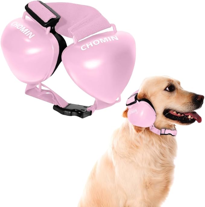 Dog Ear Muffs for Noise Protection, 29dB NRR Dog Earmuffs, Noise Cancelling Headphones for Dogs