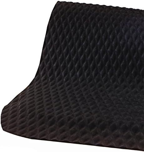 American Floor Mats Hog Heaven 5/8 inch Black & Black Border 2' x 3' Nitrile Backed Anti-Fatigue Comfort Mat