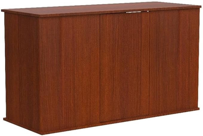 Pemberly Row Engineered Wood 75/90 Gallon Serene Cherry Upright Aquarium Stand