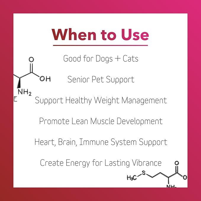 InClover Heart+ Dog and Cat Cardiac Health Supplement - Taurine Supplement for Dogs and Cats - Supports Heart & Immune Health, Pet Supplement for Weight Management & Senior Pet Health