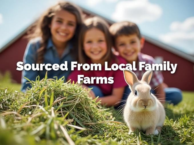 Blue Mountain Hay | Fresh Timothy Hay (40 Ounce) | Great for All Ages | High-Altitude Hay Pet Food for Rabbits, Guinea Pigs, Chinchillas, Hamsters, and Other Small Pets