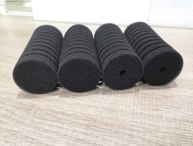 hygger Pack of 4 Replacement Sponges for Aquarium Double Sponge Filter (S)