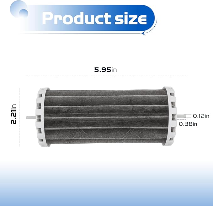 Aquarium Fish Tank Filters Compatible with Penguin 200 350, Hang On Filters Replacement for Penguin BioWheel 200B 350B Assembly Biowheel Part, PRBW2350B, 2 Pack