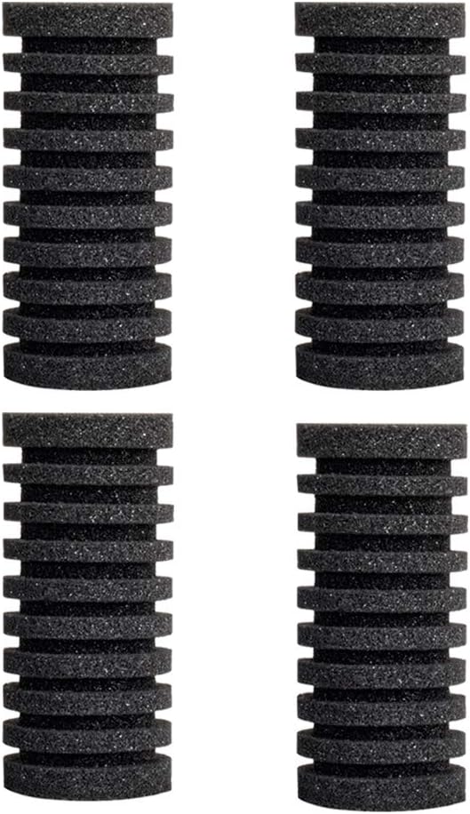 hygger Pack of 4 Replacement Sponges for Aquarium Double Sponge Filter (S)