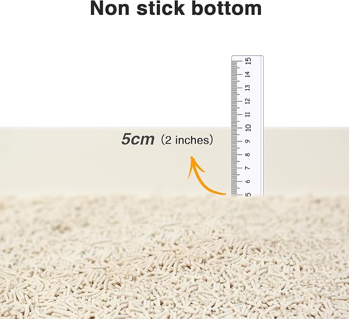 Cat Litter 12LB/2 Packs Dust-Free Clumping Tofu Cat Litter Quickly Absorb Odors Toilet Can Flush Into The Toilet Pure Natural tofu cat Litter (Original Flavor)