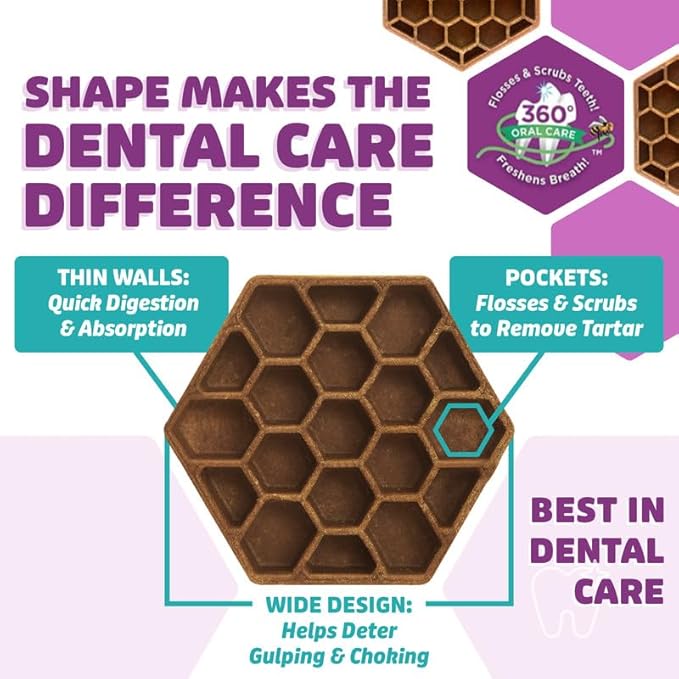 Dog Dental Treats – Vet VOHC Approved, Removes Tartar & Cleans Teeth – Yummy High Protein Chicken Treat for Extra Small Dogs (Mini Pack, 30 Count)