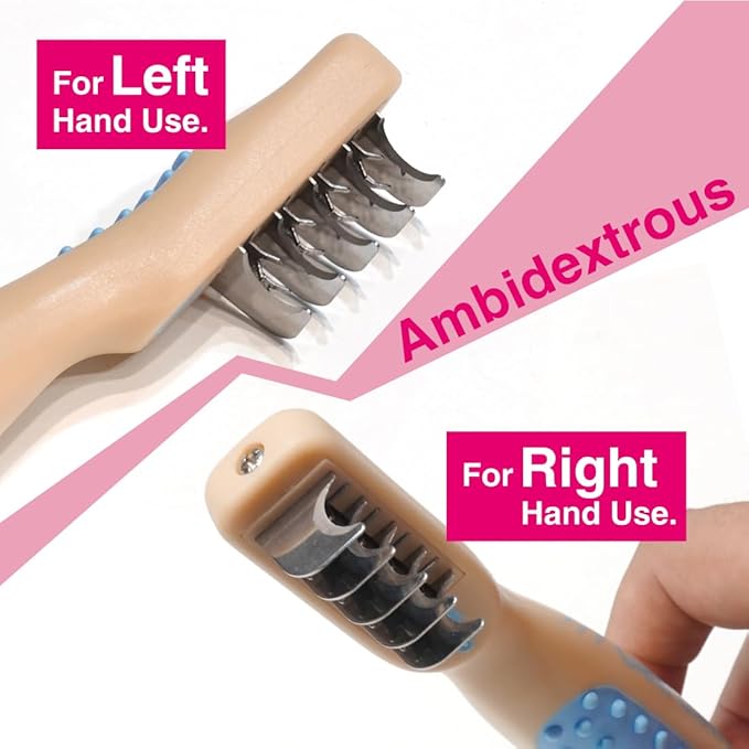 Dog and Cat Grooming Dematting Comb - Knot Remover for Long-Haired and Short-Haired Pets, Ideal for Cats, Dogs, and Rabbits - Durable and Ergonomic Design