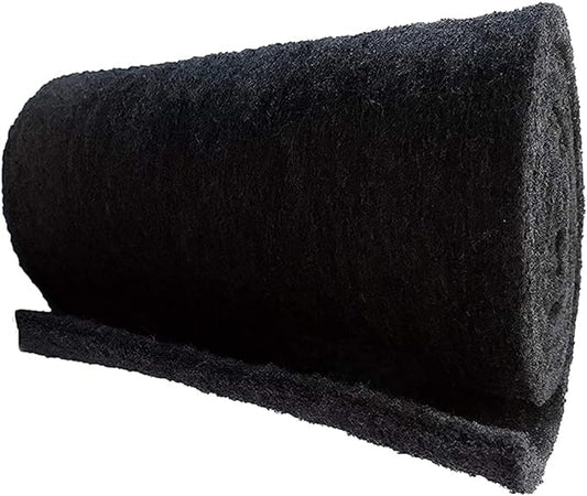 CFS – Pack of 2, Cut to Fit Carbon Infused Filter Pad Media for Clean & Clear Fish Tank and Ponds – Fresh & Filtered Water for Aquariums – Charcoal Filter Pads – Black – 10.5" x 72"