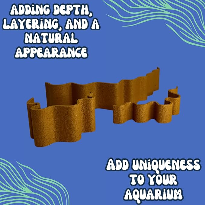 REEFSHAPE Aquarium or Terrarium Substrate Cliffs Combo Pack | Separate Substrate Layers in Aquariums or Terrariums to Create Cliffs & Depth | Made in USA (Cliff Combo, Tan)