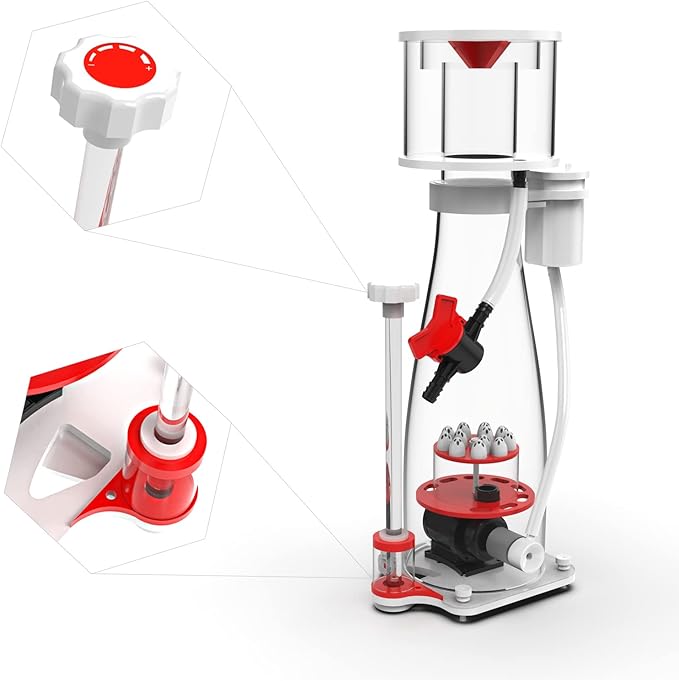 MagTool Aquarium in-Sump DC Protein Skimmer, with Controllable DC Pinwheel Pump for Up to105-135Gal Reef Tank (N130 Plus)
