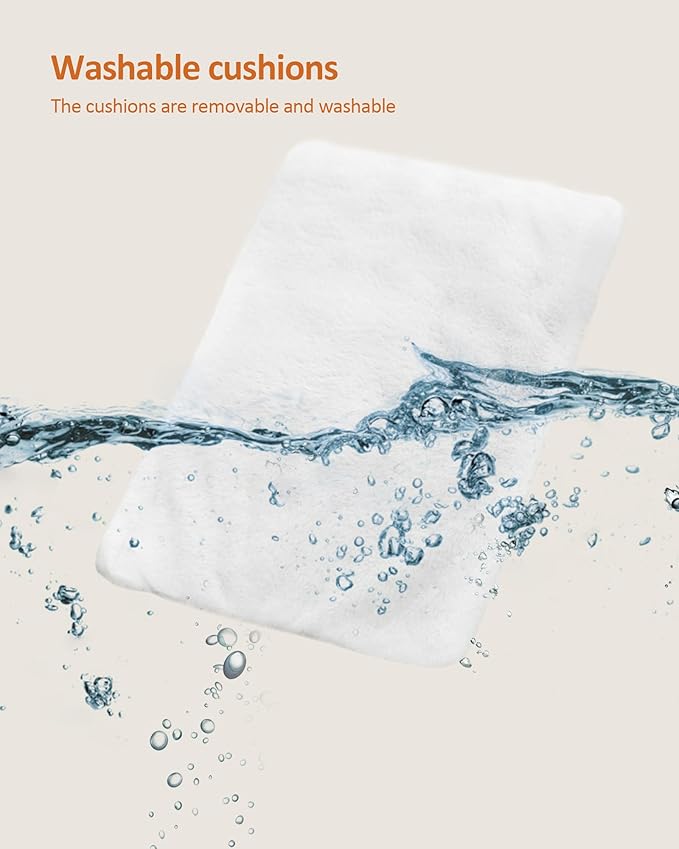 FourFurPets 26.7in Large Cat Tree Tower Condo, Cat Scratch Posts for Indoor Cats, Big Plate, Three 23.6in Full Sisal Scratching Posts, Greige