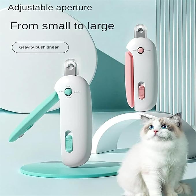 Celery Pets Nail Clippers, 2Pcs Adjustable Claw Clippers for Cats, Safe Pet Claw Clipper Grooming Tool for Small & Large Cat & Dog