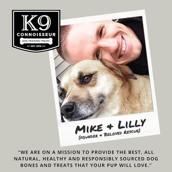 K9 Connoisseur Dog Bones Made in USA for Small and Medium Breed Dogs Natural Long Lasting Meaty Beef Knee Cap Bone Treats Best for Dogs Upto 50 Pounds 1 Pack 10 Count