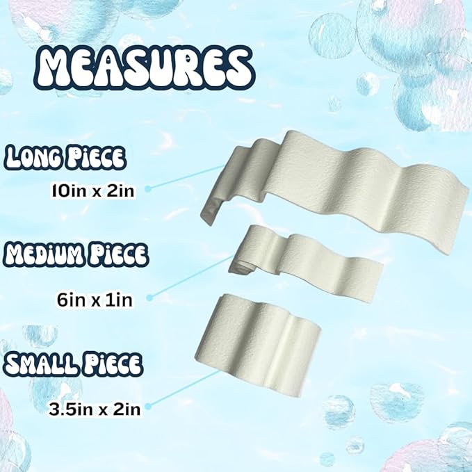 REEFSHAPE Aquarium or Terrarium Substrate Cliffs Combo Pack | Separate Substrate Layers in Aquariums or Terrariums to Create Cliffs & Depth | Made in USA (Cliff Combo, White)